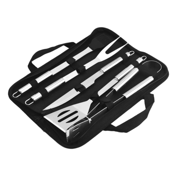 Set 5 Utensilios Parrilla Asados Acero I