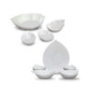 Set Ensaladera Vitroceramica 5 Piezas